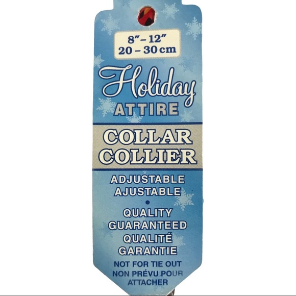NWT 8"-12" Coastal Holiday Attire Dog Collar - Picture 4 of 5